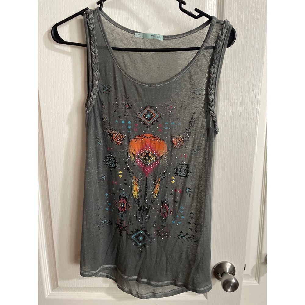 Cow Skull Maurices Tank